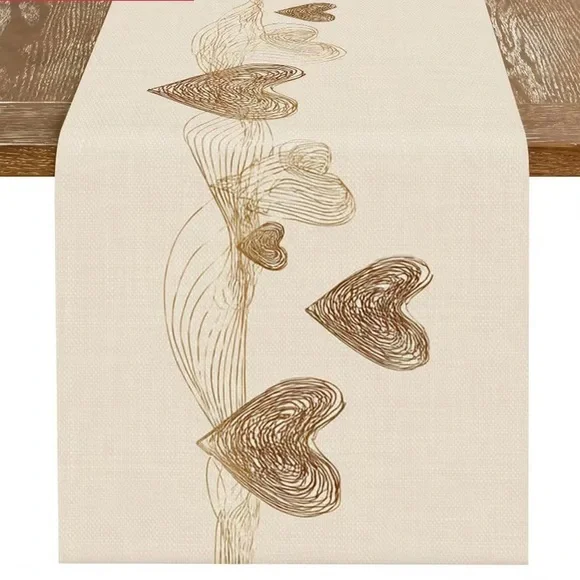 GORGEOUS HEART TABLE RUNNER (90”L) - Picture 6 of 7